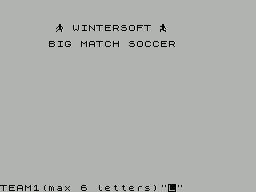 Big Match Soccer (1983)(Wintersoft)